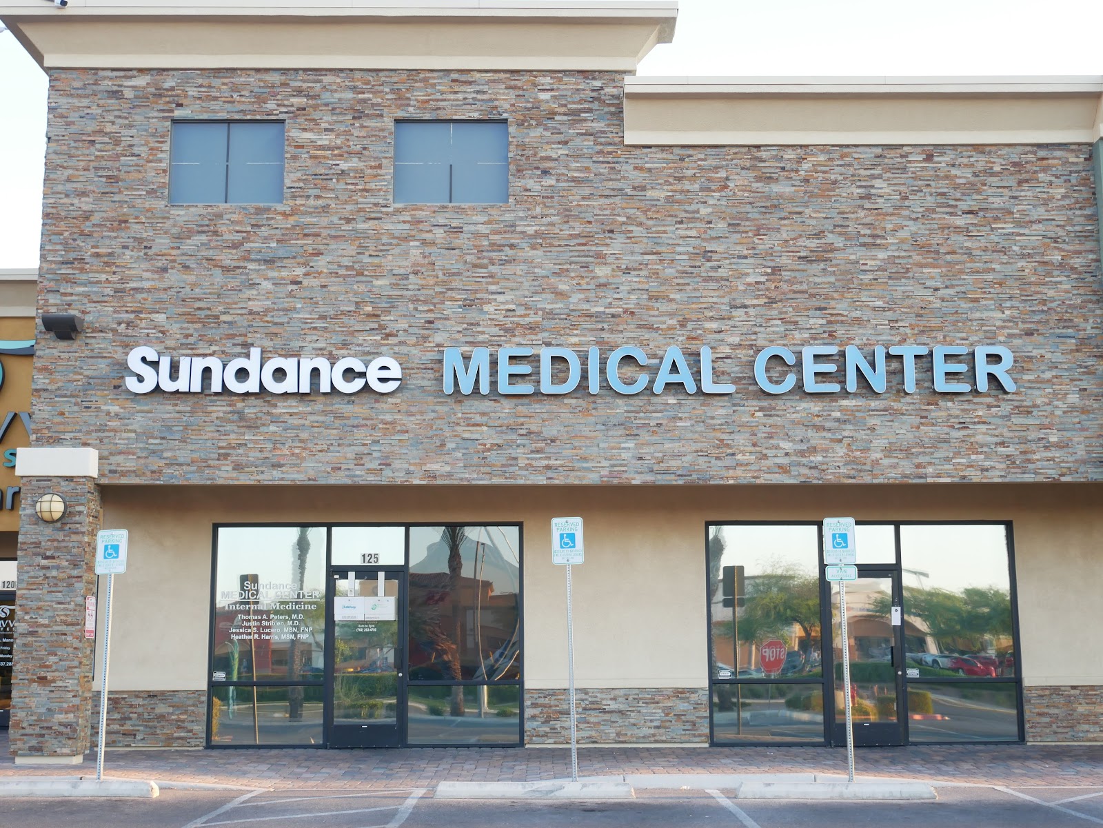 Sundance Medical Center storefront and entrance in Las Vegas